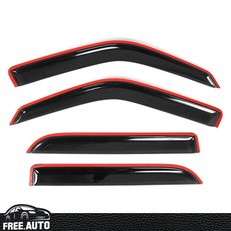 2009 2010 2011 2012 2013 2014 Ford F150 Crew Cab Smoke Door Window Vent Visors E - Foto 12