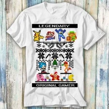 Legendary Original Gamer Oldies But Goldies 80s T Shirt Meme Top Tee Unisex 1304
