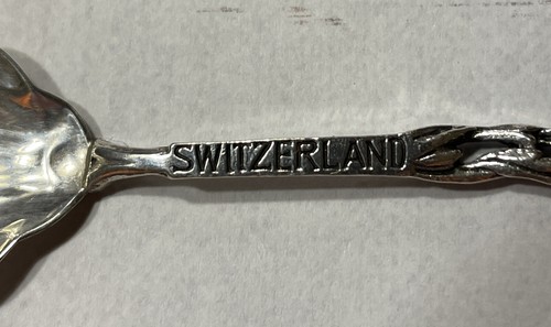 Schweiz Silber Antik Andenken Löffel 800 Silta - Kostenloser Versand - Bild 3 von 6