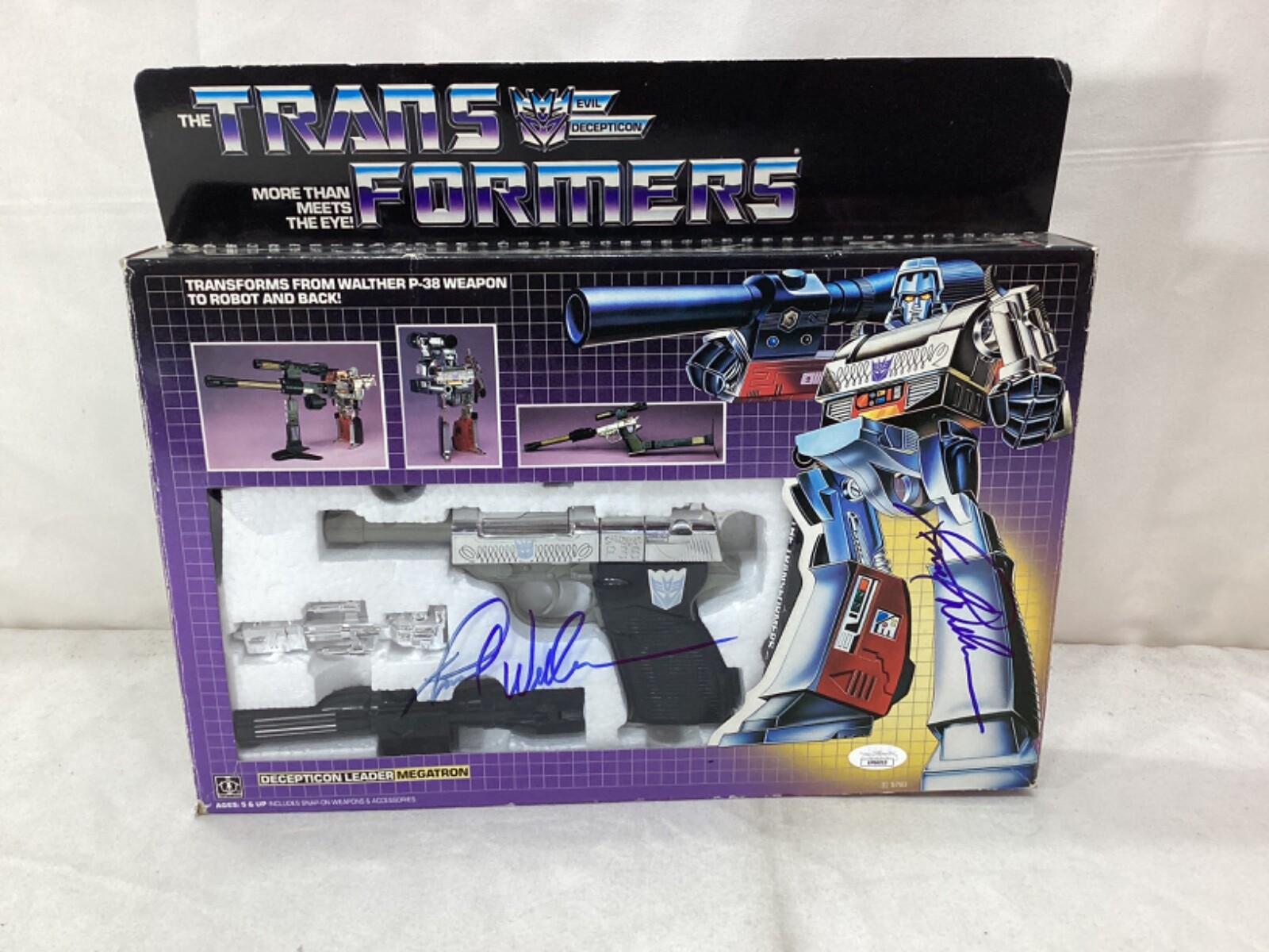 1984 G1 Transformers Megatron Complete Boxed Frank Welker Autographed JSA Cert