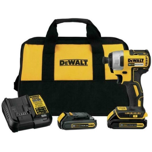 Dewalt DCF787C2 20V MAX Li-ion Brushless 1/4 Impact Driver Kit.