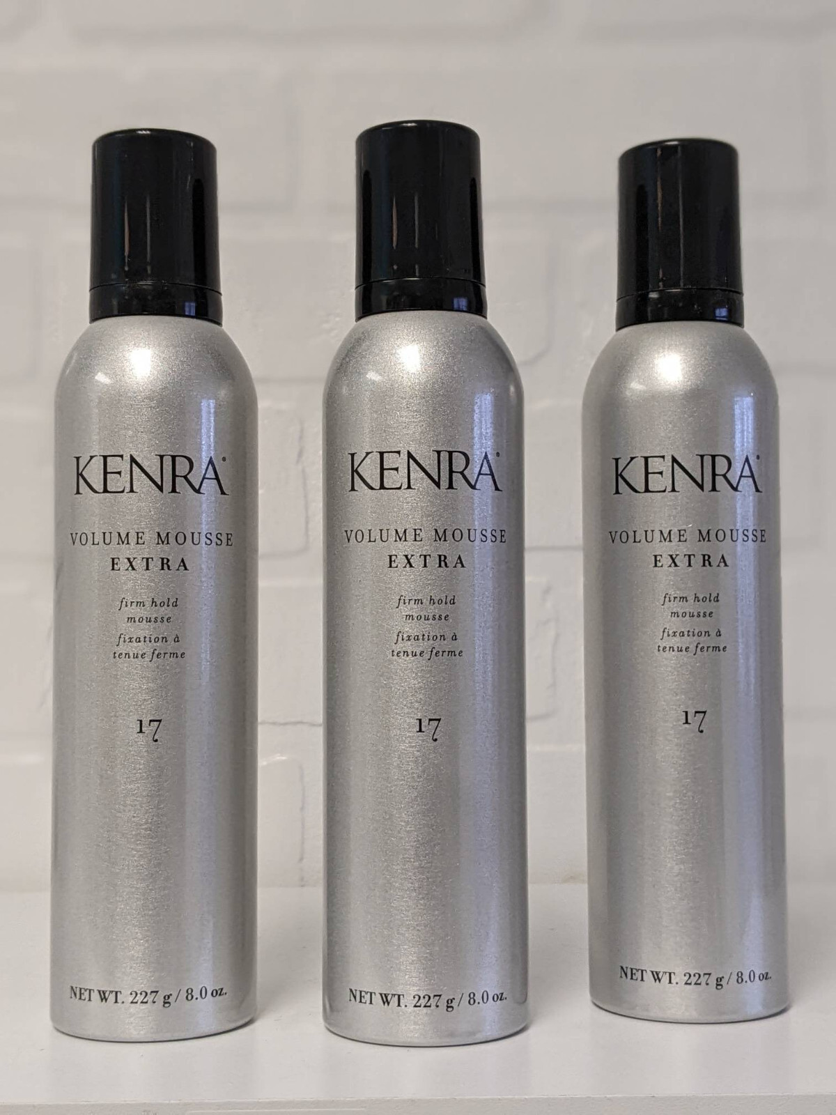 NEW....Kenra Volume Extra #17 Firm Hold 8 oz. [x 3 SPRAY CANS]