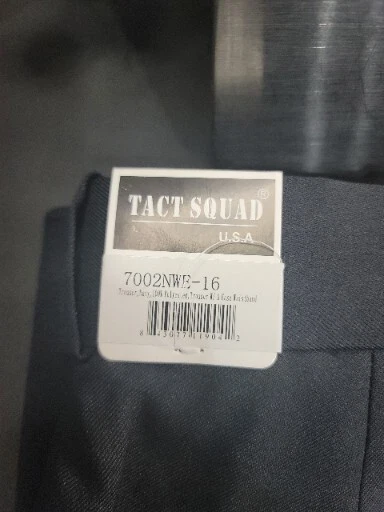 Tact Squad Women's Navy BlueTrouser Pants - Size 16  30' inseam Style 7002 - Image 3 of 4