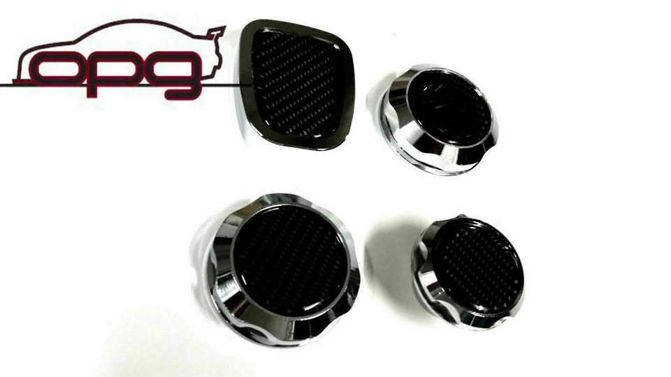 Billet Chrome & Carbon Fibre for VF Commodore HSV SS SSV 6.0 6.2 4 Caps & Struts - image 3 of 3