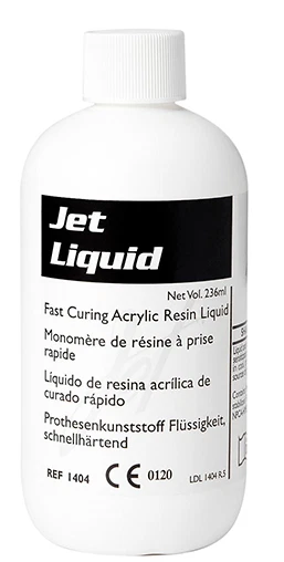 Líquido de resina acrílica para reparación de dentaduras Lang Jet 4/8/32 oz. Foto 3 de 4