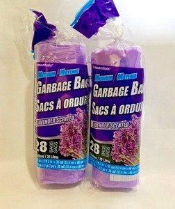 trash bags lavender