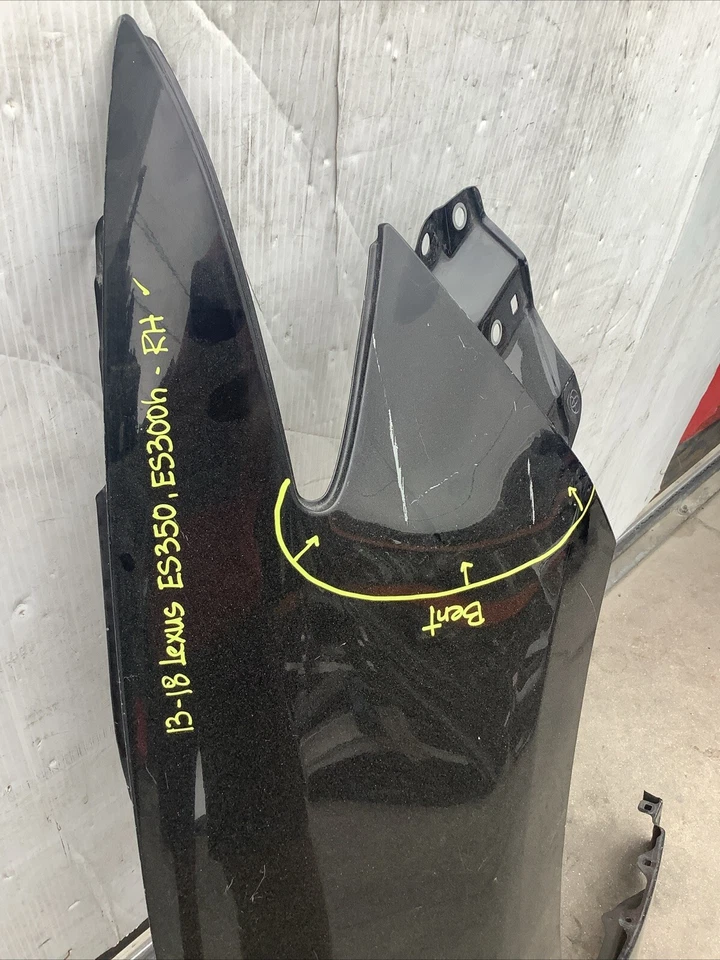 2013 2014 2015 2016 2017 2018 LEXUS ES350 ES300H guardabarros lateral derecho OEM Foto 2 de 4