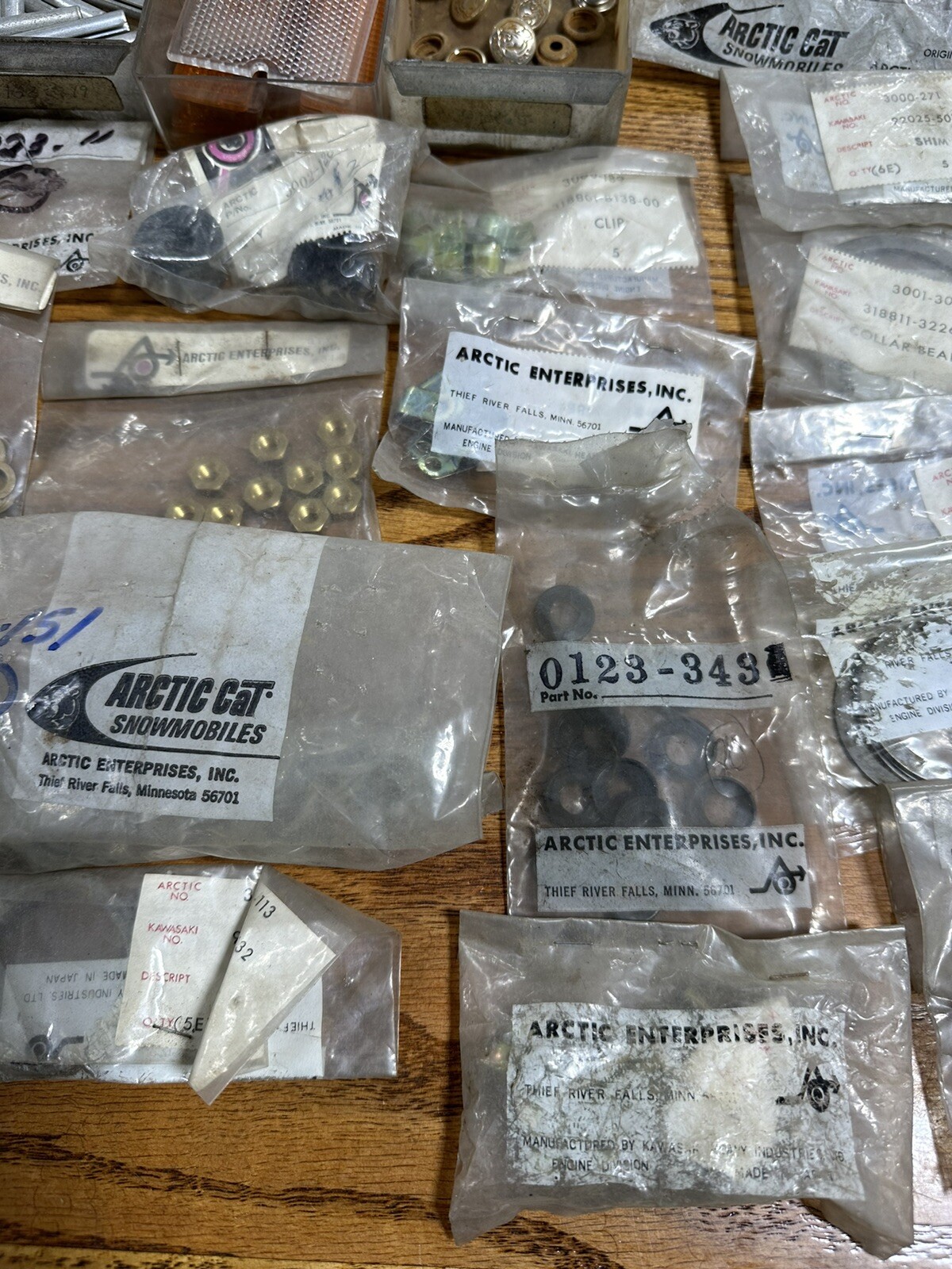 Box Lot Misc Vintage Arctic Cat Parts eBay