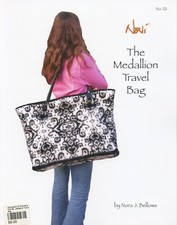 Noni Knitting Felting Pattern 121 The Medallion Travel Bag - Pattern Only