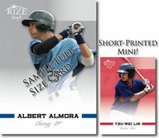 TZU-WEI LIN  2012 Rize MINI Rookie RED Paragon RC #/10
