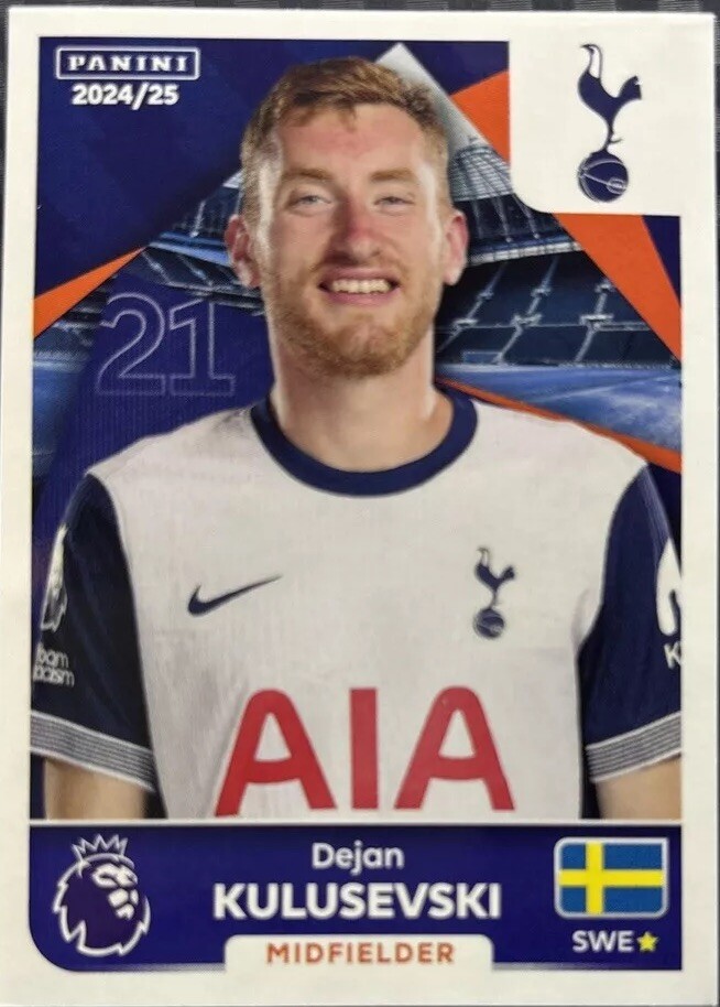 Panini Premier League 2025 - # 565 - DEJAN KULUSEVSKI