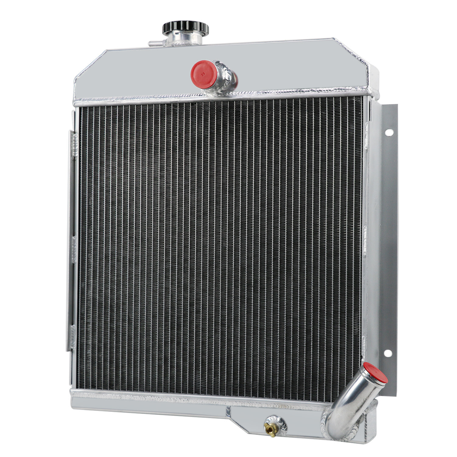 3 Row Aluminum Radiator For 1965-1971 Jeep CJ5 CJ6 DJ5 DJ6 Buick 225 V6 ...