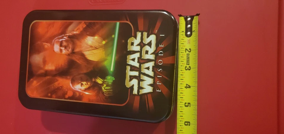 1999 Topps 9 Card Lot of Star Wars Episode 1 + Tin Box, Sticker Foil Inserts - Image 4 of 4