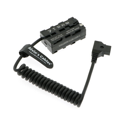 2 in 1 Charging D-tap to NP-F Dummy Battery Power Cable for Atomos SmallHD F550