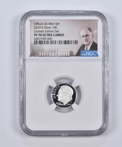 PF70 UCAM 2019-S Silver Roosevelt Dime US Mint Limited Edition NGC Special