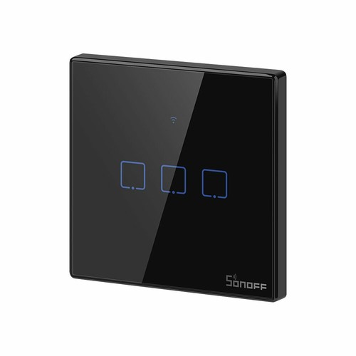 SONOFF T2 T3UK WIFI Smart Wall Switch Galss Panle Touch APP/433RF Remote Control - Picture 4 of 18