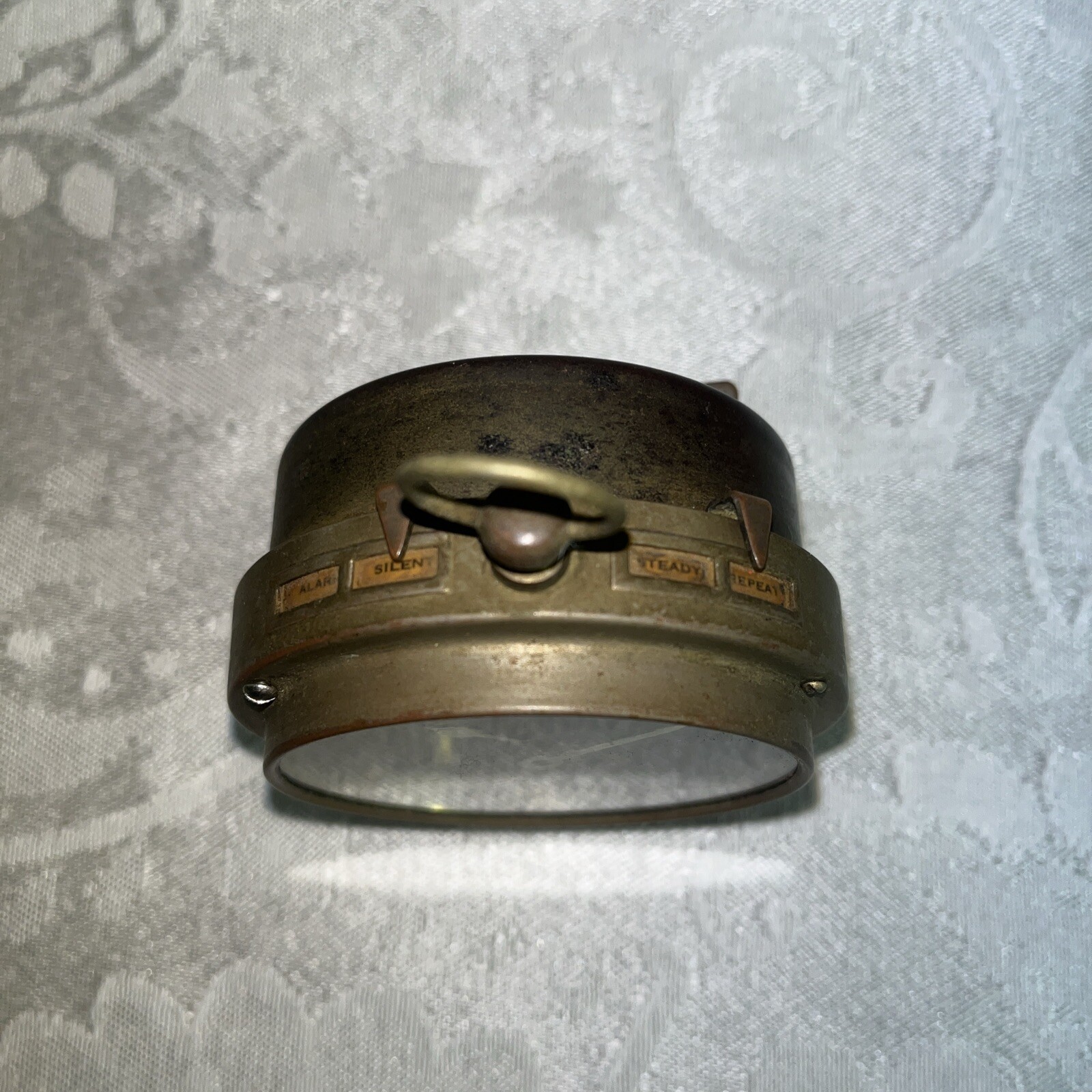 Antique 1911 Nickel Finish Westclox Radium Baby Ben Peg Leg Alarm Clock Working eBay