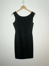 WAREHOUSE SPOTLIGHT DRESS SIZE 10 BLACK LOW BACK PARTY EVENING OCCASION s540
