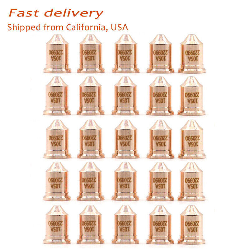 25pk 220990 Plasma Cutter Nozzle For Hypertherm Powermax