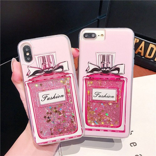 Liquid Glitter Perfume Phone Case For iPhone Samsung OPPO Huawei Vivo Xiaomi  - Afbeelding 1 van 11