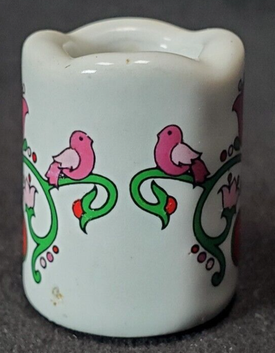 Pequeño candelabro de porcelana corazón y pájaros de Funny Designs Alemania Occidental - Imagen 2 de 6