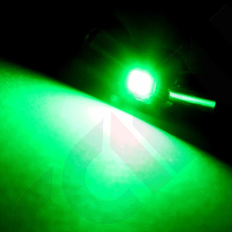 10x Verde T3 Neo Cuña LED Bombilla Tablero Aire Acondicionado Control Climático Base Luces Interruptor Lámpara Foto 3 de 4