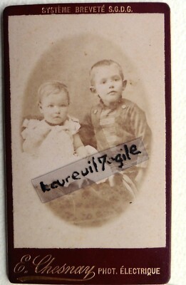 CDV FOTO CHESNAY in DIJON Kinder ADAM V496
