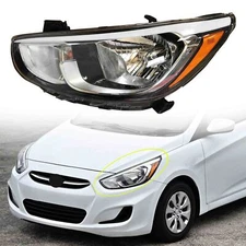 For 2015 2016 2017 Hyundai Accent Halogen Headlight Assembly 92101-1R710 Driver