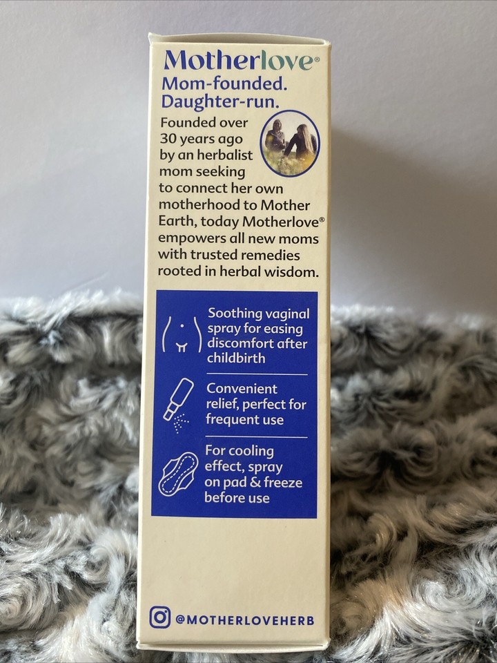 Motherlove Organic Sitz Bath Pain Relief Spray/ Safe Postpartum Care