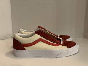 vans style 36 retro biking red skate shoes