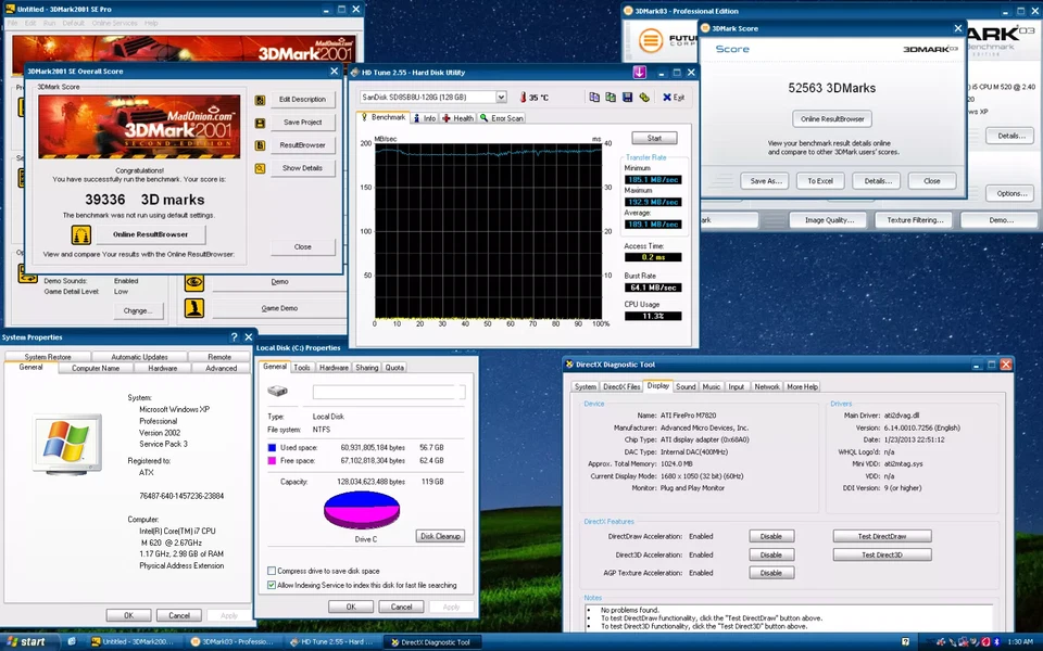 17" RESTORED w SSD HP EliteBook 8740w Windows XP Vintage Retro Classic Gaming PC - Image 3 of 4