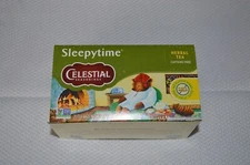 CELESTIAL SEASONINGS ~ SLEEPYTIME ~ HERBAL TEA ~ CAFFEINE FREE ~ 20 TEA BAGS