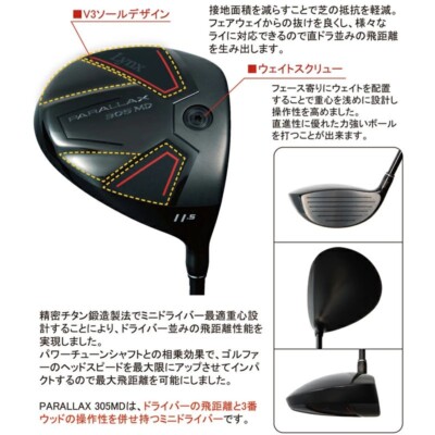 Lynx Golf PARALLAX 305 MD Mini DRIVER 305 cc Made in Japan