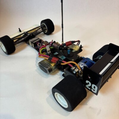 Tamiya F103 Vintage RC Car Radio Control F1 Car Set Tested Good