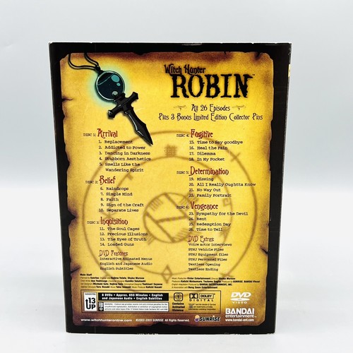 Witch Hunter Robin: Complete Collection With Slipcover 6 Disc DVD Set Bandai - Picture 9 of 19