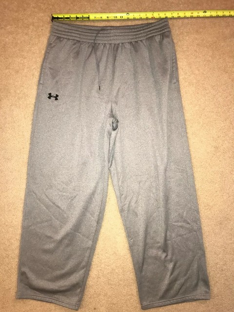 under armour fleece open bottom team pants