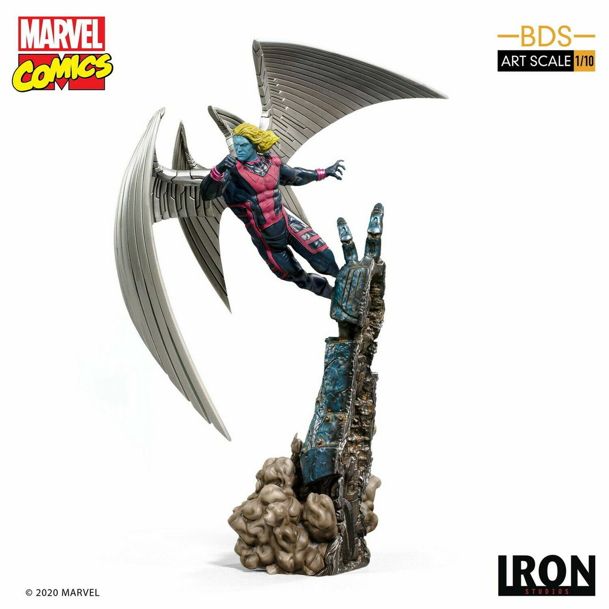 Iron Studios 1/10 Marvel Comics X-Men Archangel Painted Limited