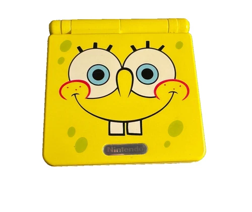 GBA SP SpongeBob with NEW BRIGHT V5 IPS. Excellent Refurbished.  eBay Authorized