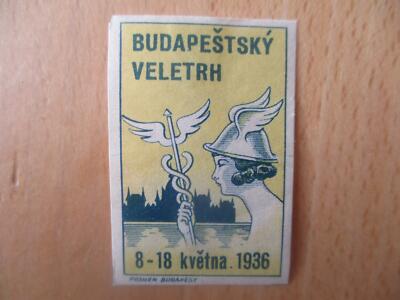 (3528) Reklamemarke - Budapestsky Veletrh 1936
