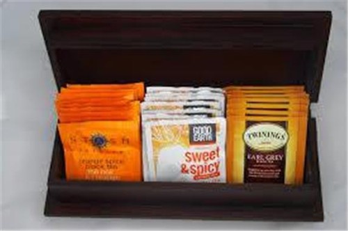 Jirafa Arte Fundido Vidrio Rectangular Madera Joyería Almacenamiento Té Baratija Caja Baratija Ecuador - Imagen 2 de 3