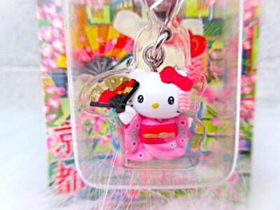 HELLO KITTY VINTAGE KEYCHAIN ZIPPER MASCOT SANRIO GOTOCHI KYOTO