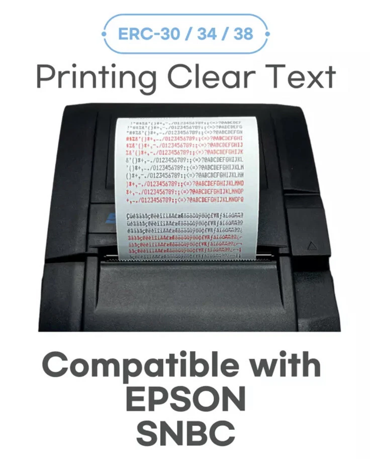 Epson ERC 30/34/38 черный и красный (144 каждый) первоклассное качество POS принтер ленты - Изображение 4 из 4