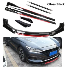 Front Bumper Lip Spoiler Splitter Side Skirt Body Kit For Hyundai Elantra P