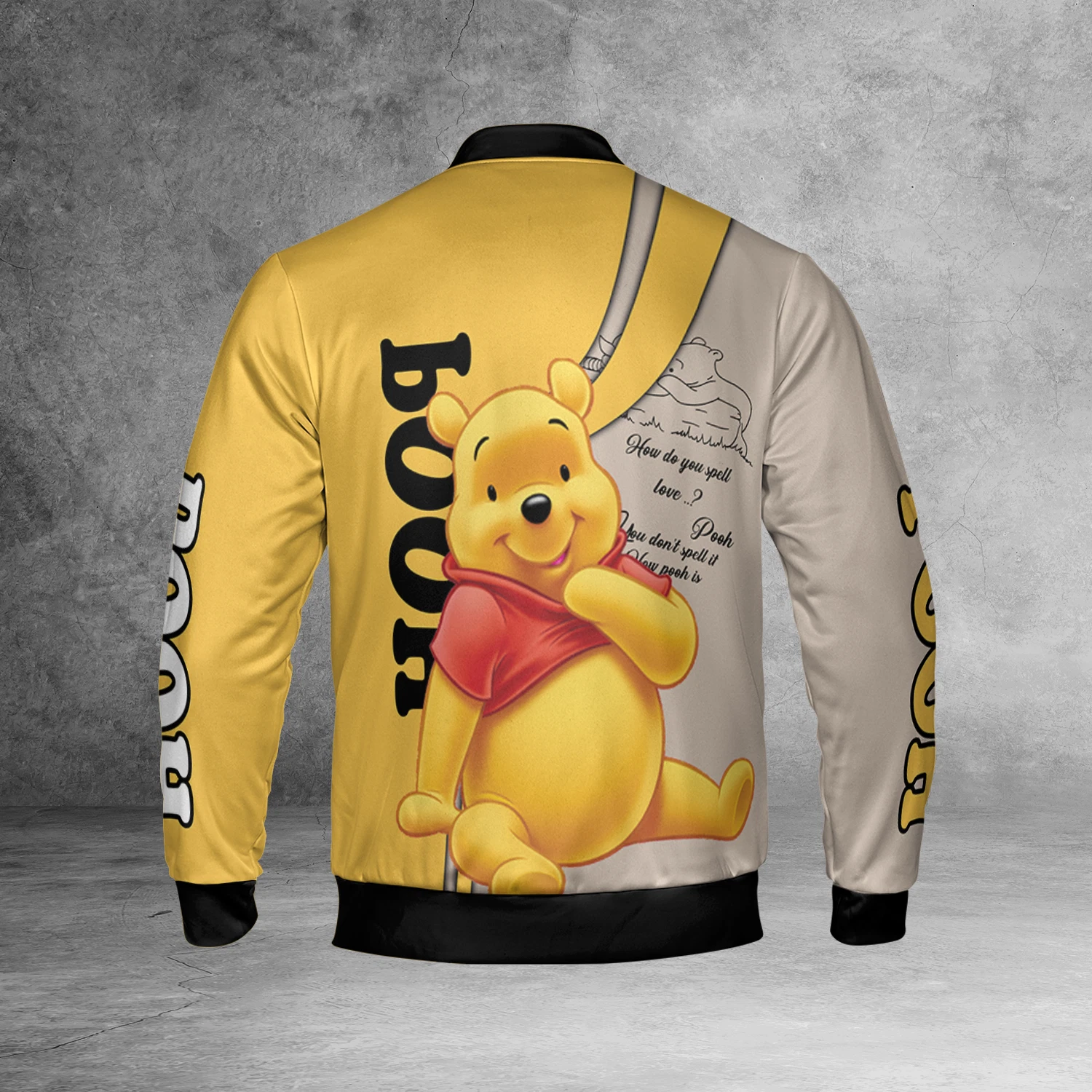 Pooh Bear A Day Without Laughter Is A Day Wasted Cute Pooh Jacket