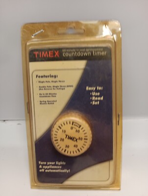 Timex 60 Minute In-Wall Spring Wound Countdown Timer Mechanical Switch