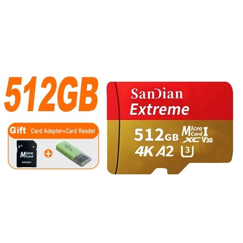 Carte Mémoire Micro SD SanDian, 128, 256, 512 Go 1 TO 2 TO haute vitesse - Photo 16/18