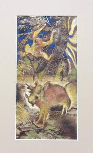 Affe und Wildschwein im Dschungel Mixed Media - Bild 1 von 9