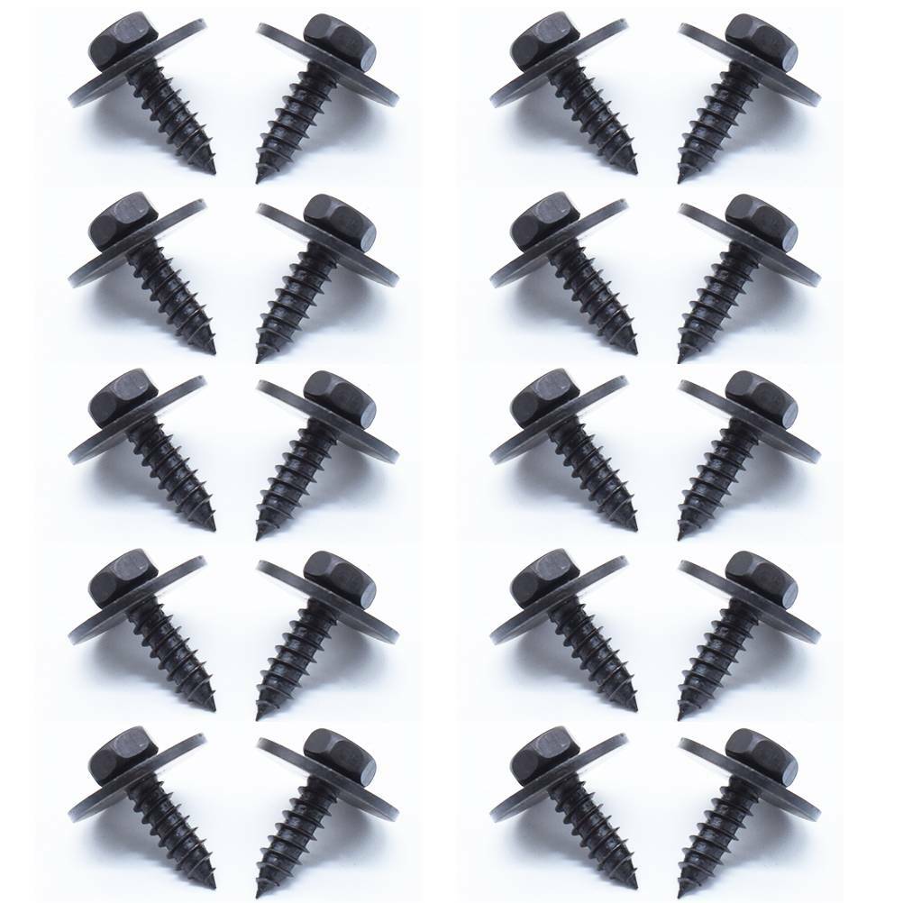 20x For MERCEDES BENZ Hex Head Screws Splash Guard Retainers Underbody