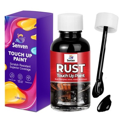 Black Touch Up Paint Rust Paints High Heat Resistant, Multi Surface Acrylic E...