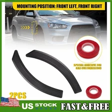 Side Fender Vent Air Wing Cover Body Moldings Trim For 2002-16 Mitsubishi Lancer